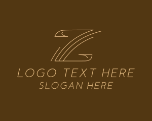 Letter Z - Geometric Business Letter Z logo design