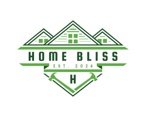 Builder Home Hammer logo design