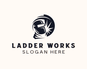 Welder Fabrication Metalworks logo design