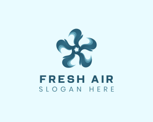 Propeller Ventilation Fan logo design