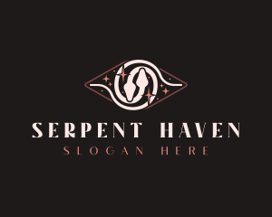 Serpent Cosmic Eye logo design