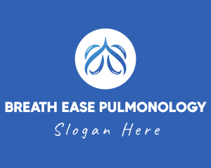 Pulmonology - Breathing Lungs Medication logo design