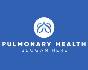 Pulmonary - Breathing Lungs Medication logo design