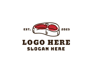 Scribble Meat Butcher Logo