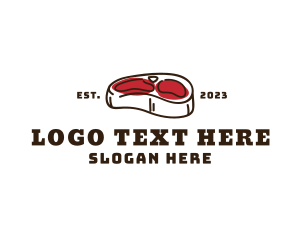 Flesh - Scribble Meat Butcher logo design