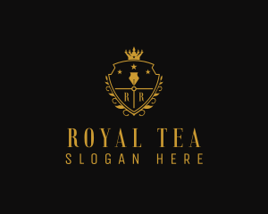 Royal Pen Shield  logo design