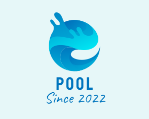 Palm Tree - Wave Pool Beach Resort logo design