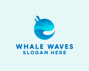 Wave Pool Beach Resort  logo design