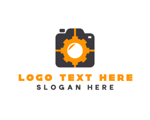 Modern - Mechanical Gear Photography logo design