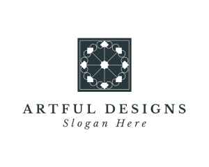 Interior Design Floor Tile logo design