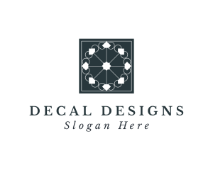 Interior Design Floor Tile logo design