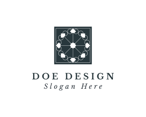 Interior Design Floor Tile logo design