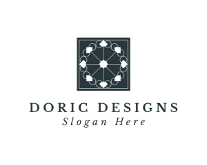 Interior Design Floor Tile logo design