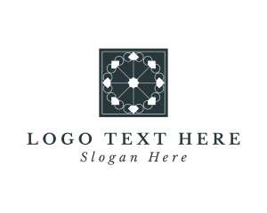 Home Depot - Interior Design Floor Tile logo design