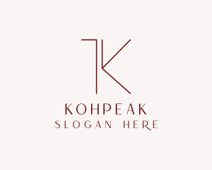 Jewelry Boutique Letter K logo design