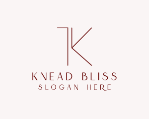 Jewelry Boutique Letter K logo design