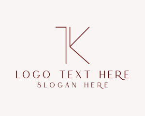 Minimalist - Jewelry Boutique Letter K logo design