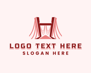 Company - Bridge Arch Structure Letter H logo design