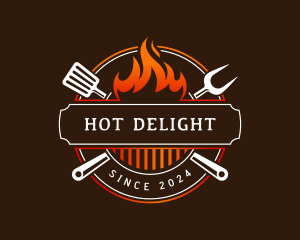 Cooking Grill Barbeque logo design