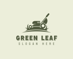 Lawn Mower Gardening Logo