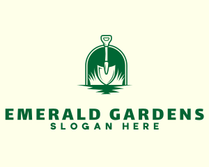 Shovel Yard Gardening logo design