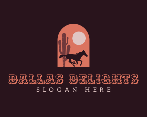 Desert Horse Hunter logo design