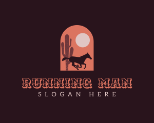 Barn - Desert Horse Hunter logo design