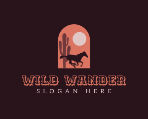 Desert Horse Hunter logo design