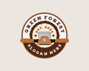 Wood Spokeshave Tool logo design