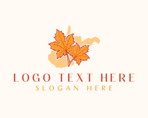 West Virginia - Virginia Maple Leaf logo design