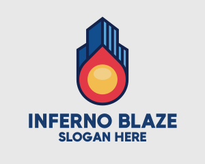 Fireball - Fireball Property Skyline logo design