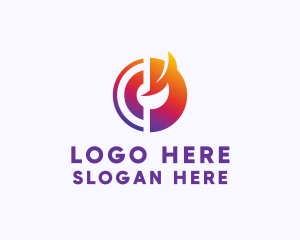 Film - Creative Media Letter O logo design