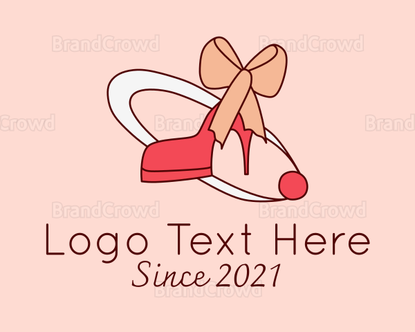 Ribbon Heels Footwear Logo