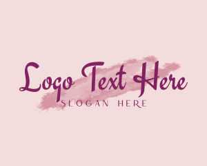 Fashion Cosmetic Paint Logo