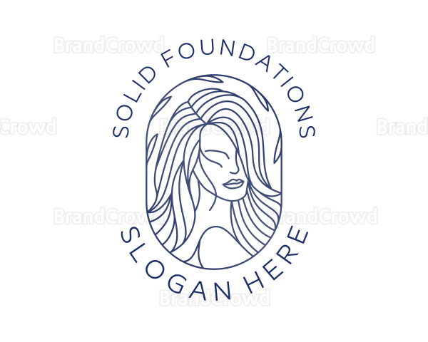 Beauty Woman Hair Logo