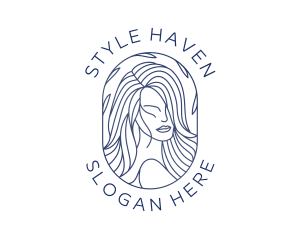 Beauty Woman Hair Logo