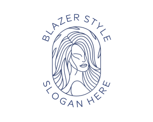 Beauty Woman Hair logo design