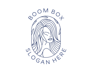 Beauty Woman Hair logo design