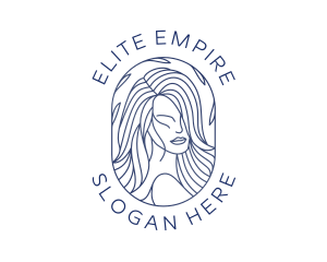 Beauty Woman Hair logo design