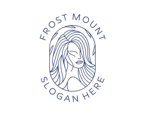 Beauty Woman Hair logo design