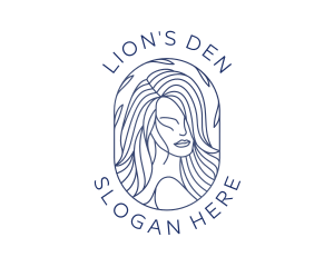 Beauty Woman Hair logo design