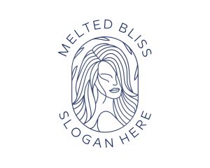 Beauty Woman Hair logo design