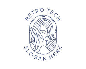 Beauty Woman Hair logo design