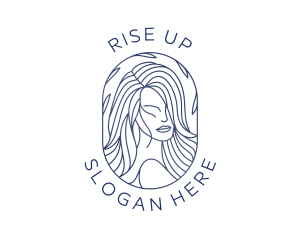 Beauty Woman Hair logo design