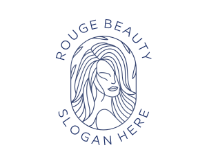 Beauty Woman Hair logo design