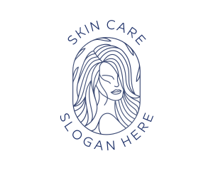 Dermatologist - Beauty Woman Hair logo design