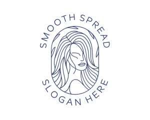 Beauty Woman Hair logo design