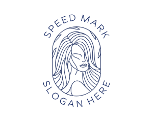 Beauty Woman Hair logo design