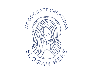 Beauty Woman Hair logo design