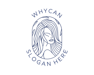 Hair Bun - Beauty Woman Hair logo design